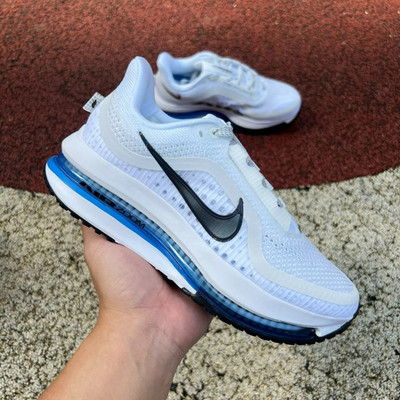 New Nike Air Zoom Pegasus Premium White Silver Men's Running Shoes