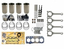 Rebuild Kit+4pcs Connecting Rod For Yanmar 4tnv84 Engine Lx490 Ef338jq T2tractor