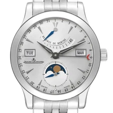 Jaeger LeCoultre Master Calendar Steel Mens Watch 147.8.41.S Q151812A