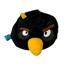 Angry Birds Rovio Plush Large Bean Bag Black Bomb Stuffed Animal Pillow 12  