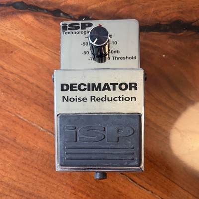 ISP Technologies Decimator Analog Noise Reduction/Noise Gate Pedal DECIMATOR
