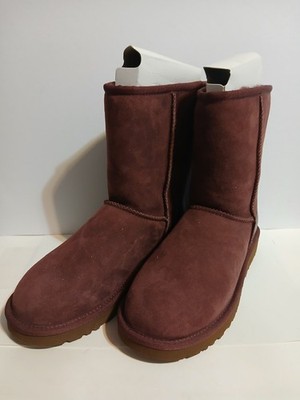 UGG Classic Short II Women's Redwood Suede Boots Size 7 US VG