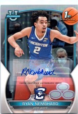 2022-23 Bowman University Chrome #96 Ryan Nembhard Chrome Prospect Autographs