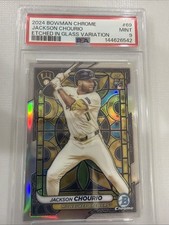 2024 Bowman Chrome - Jackson Chourio #69 Etched in Glass Variation (RC)