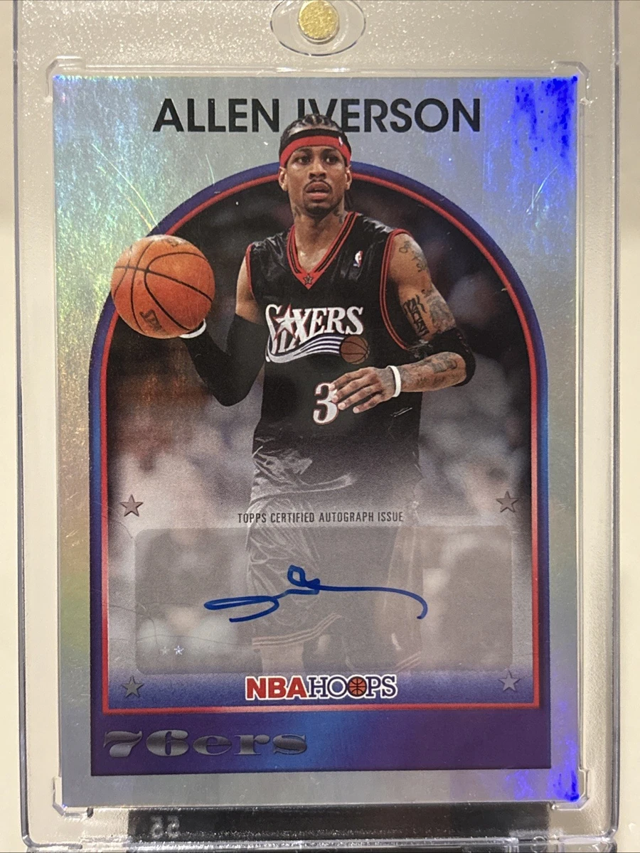 25+ Allen Iverson Basketball Autographed ungraded Sports Trading