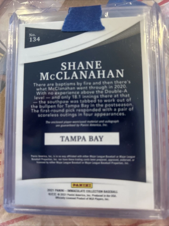 Parche camiseta Immaculate Shane Mcclanahan 2021 (25/9) autógrafo radiocontrol 3 colores #134 Foto 2 de 4