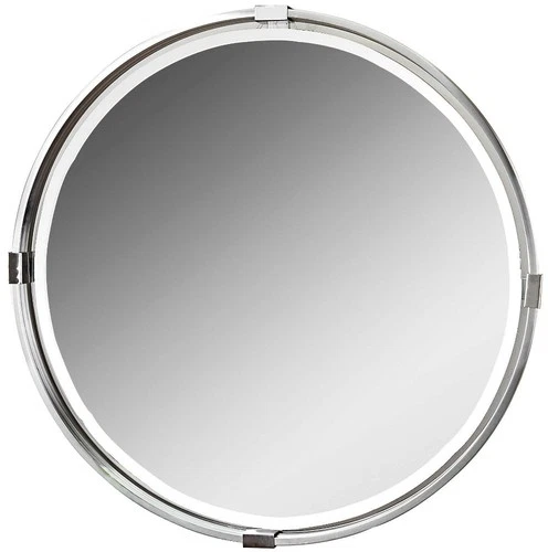 Tazlina  - 29.5 inch Round Mirror - 29.5 inches wide by 2 inches deep Mirrors - Picture 1 of 5