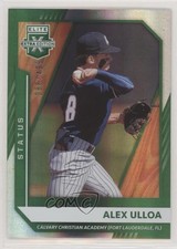 2021 Panini Elite Extra Edition Status Green 88/499 Alex Ulloa #117 3d5