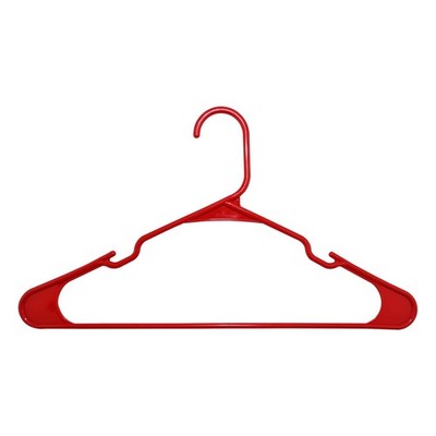 50 Count Plastic Notched Adult Hangers for Any Clothing Type Durable NEW