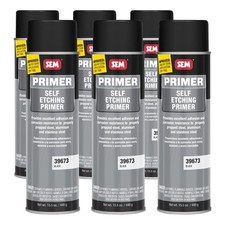 Sem 39673 Case Of Black Self Etching Primer Aerosol 15.5 Oz. 6 Cans