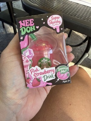 Nee Doh Pink Strawberry Drink Sensory