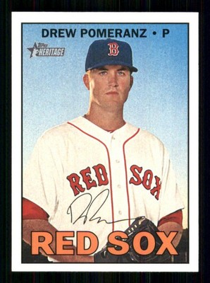 2016 Topps Heritage #614 Drew Pomeranz Boston Red Sox 63796