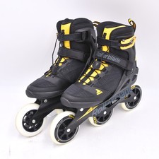 ROLLERBLADE Men's Macroblade 100 3WD Black/Safron Yellow Fitness Inline Skate