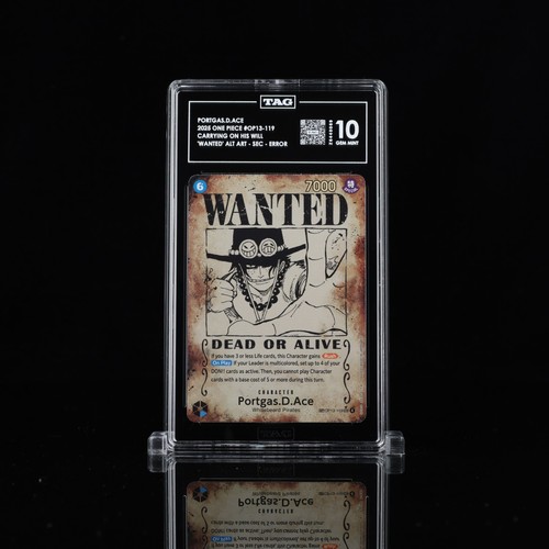 Portgas.D.Ace (Wanted Poster) graded TAG 10 for sale on eBay
