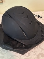 Ovation Deluxe Ridding Equestrian- Schooler Helmet S/M- 42/56 Black
