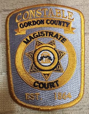 GA Gordon County Georgia Constable Magistrate Court Patch