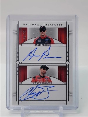 PREECE BRISCOE 2024 NATIONAL TREASURES NASCAR DUAL AUTOGRAPH AUTO 49/99