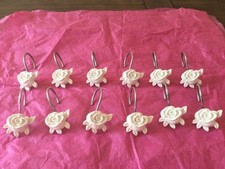 Simply Shabby Chic Floral White Rose Shower C...