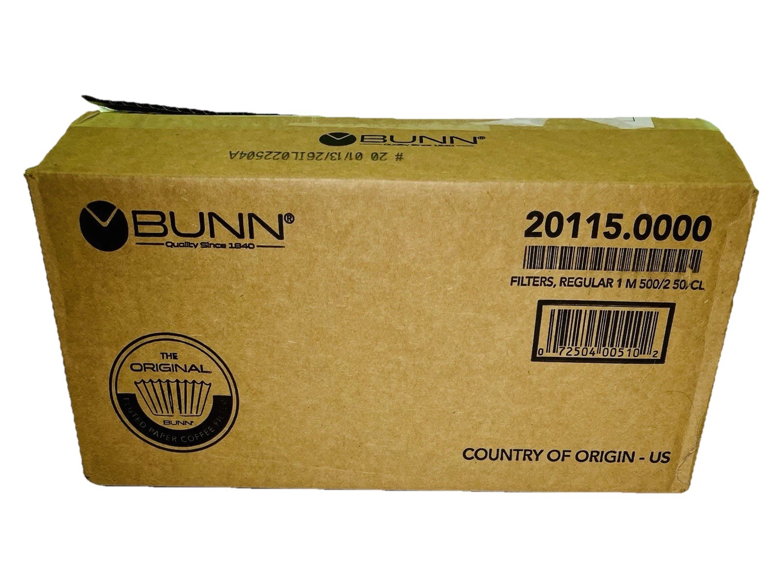 BUNN 12-Cup Commercial Coffee Filters, 999 Ct (Pack of 1), 20115.0000- Open Box