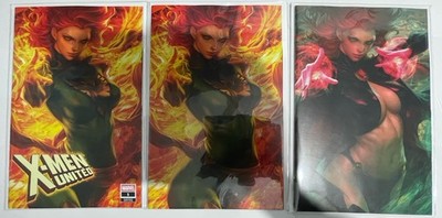 X-Men United #1 ARTGERM Variants Planet Comicon KC EXCLUSIVES Phoenix 3-pk