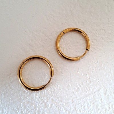 Gold-Plated Edelstahl Earrings