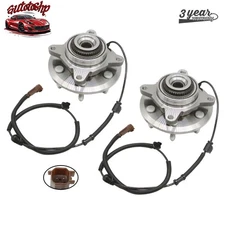 Pair Front Wheel Bearing Hub for 2015 2016 2017 Ford F-150 4WD HA590594