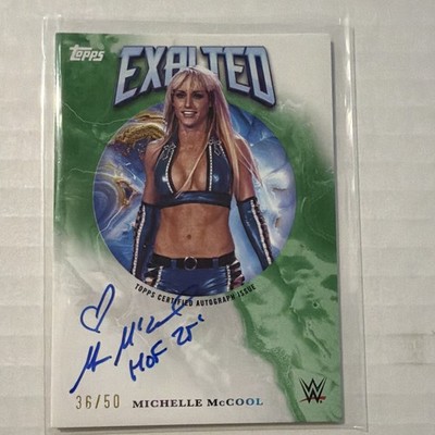 Topps Exalted WWE 2025 Michelle McCool Exalted Autographs #EXA-MIC Green /50