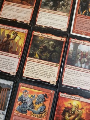 Custom GOBLINS Commander deck: Mono Red GRENZO, HAVOC RAISER Magic 100 cards MTG