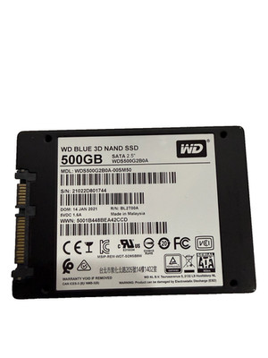 WB BLUE 3D NAND SSD 500GB SATA 2.5  WDS500G2BOA-00SM50