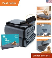 Durable Anti-Slip Dog Pee Pads 72x72 - Extra Large Reusable Whelping Pads