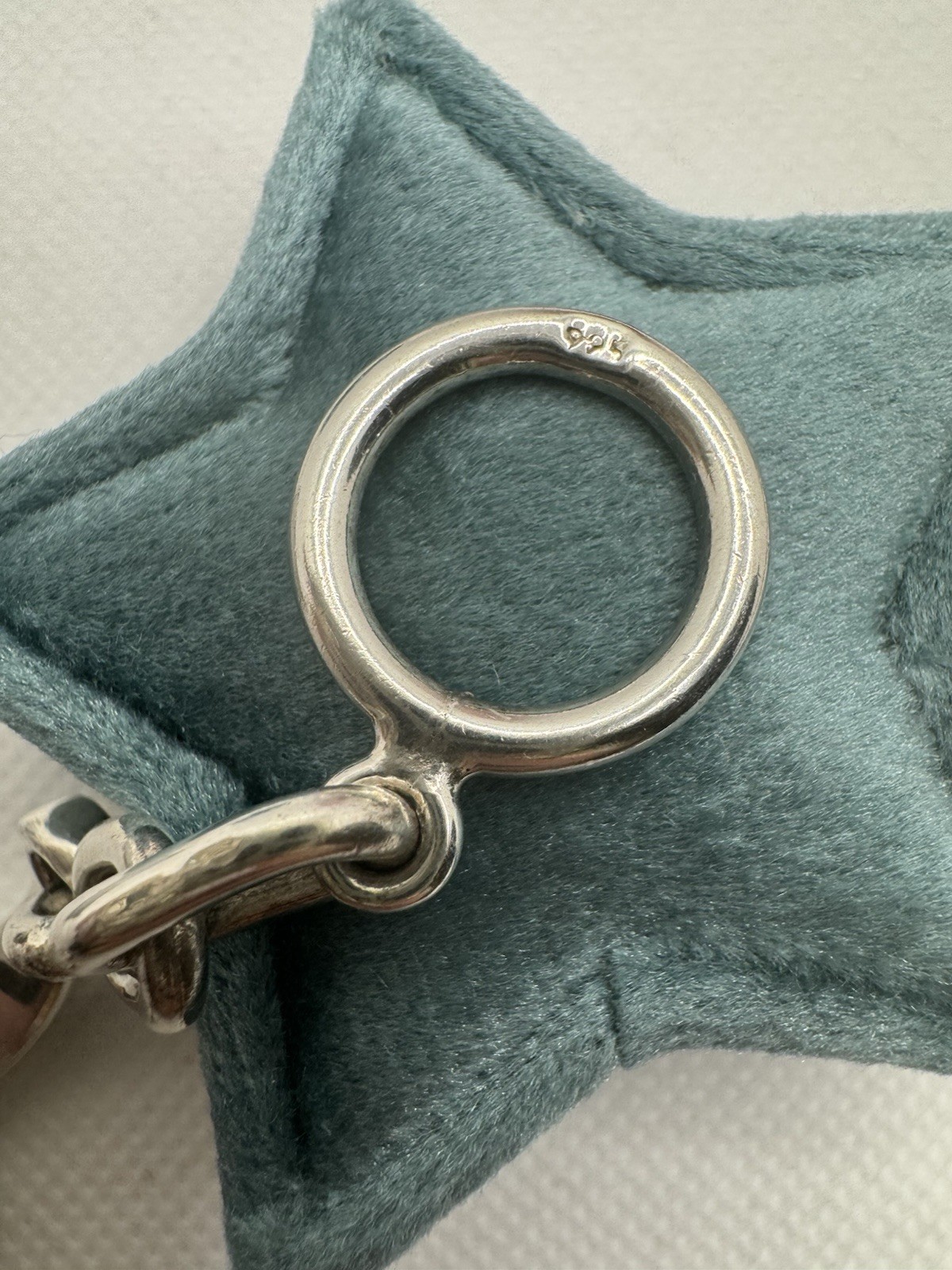 Heavy & Solid Sterling Silver Equestrian Snaffle … - image 15