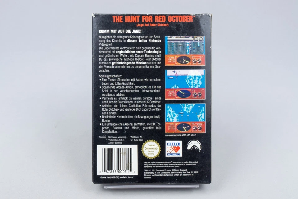 Nintendo NES *The Hunt for Red October: Jagd Auf Roter Oktober* OVP PAL B 7H-FRG - Bild 4 von 4