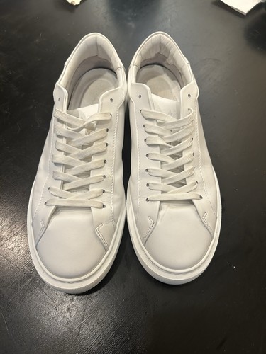 ARNE Essential Leather Trainer – White / Basic