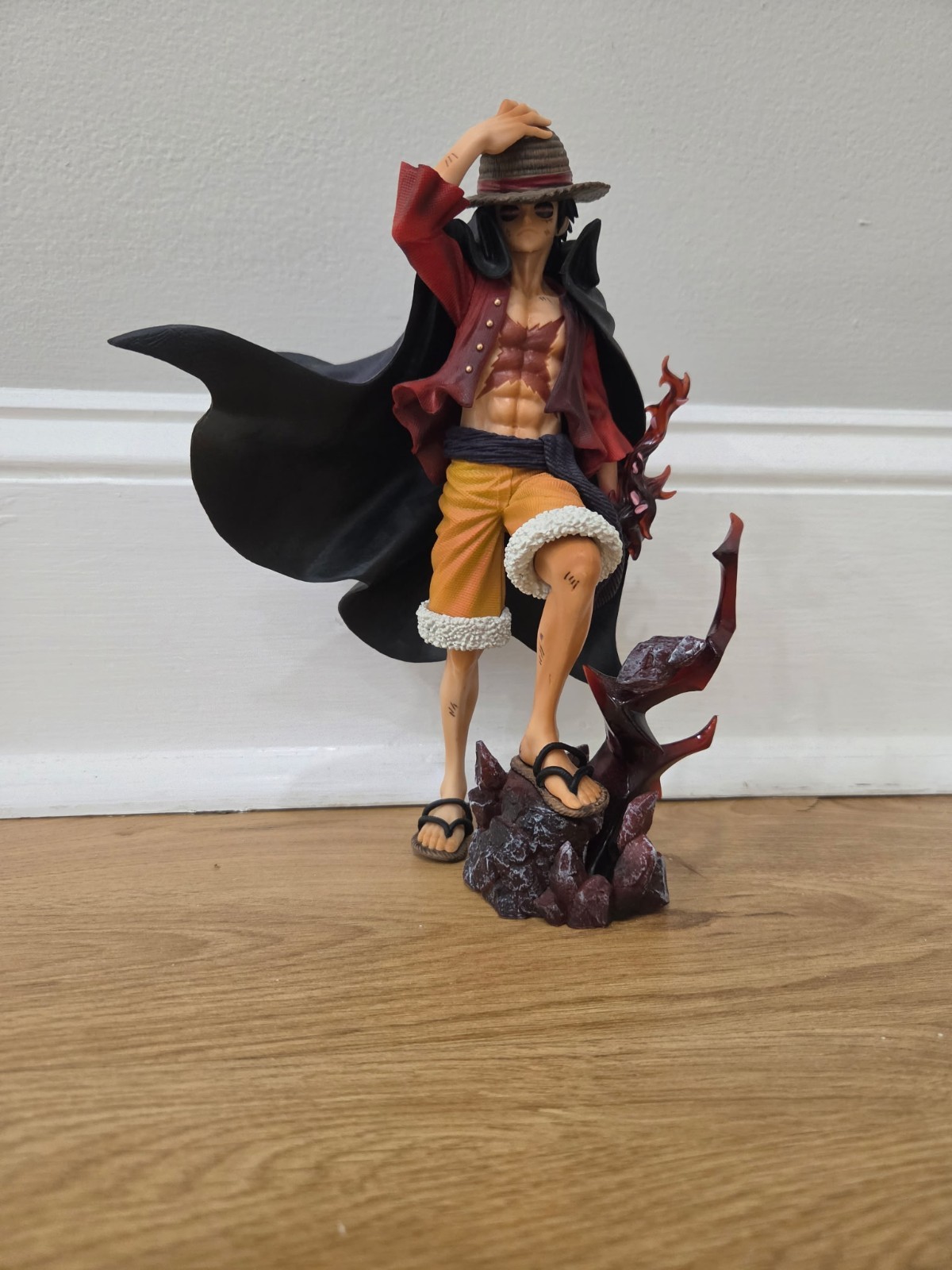 Monkey D Luffy Resin Figure 25cm Collectible Toy Japan