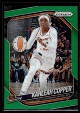 Kahleah Copper 2025 Panini Prizm WNBA Green Prizm Card #62