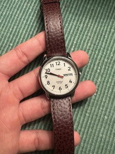 Montre-Bracelet Homme Timex Indiglo WR 30M Avec Date - Occasion, Bon Fonctionnement