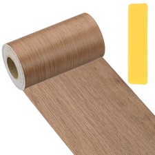 4"x33' Self-Adhesive Wood Grain Repair Tape with Scraper, Brown Wood