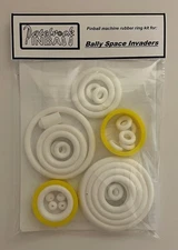 1980 Bally Space Invaders Pinball Machine Rubber Ring Kit