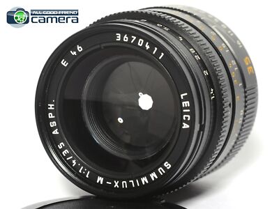 Leica Summilux-M 35mm F/1.4 ASPH. Lens Black 11874 | eBay