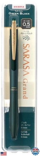 ZEBRA SARASA Grand Gel Ballpoint Pen 0.5mm Vintage Color Retractable Green Bl