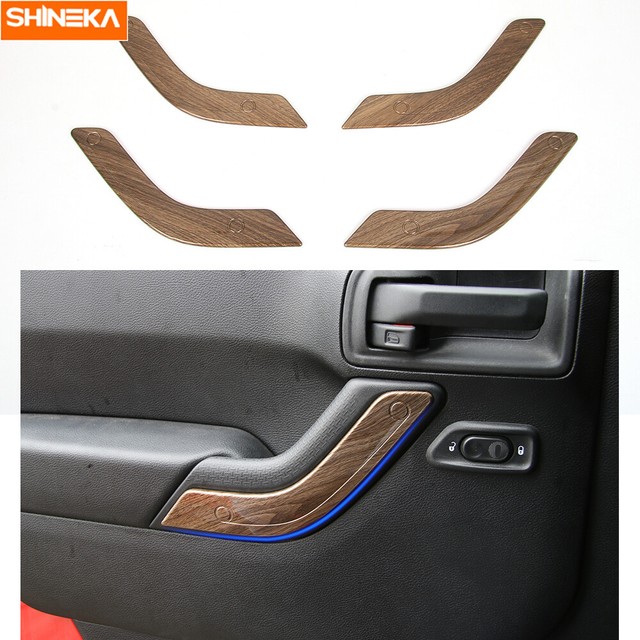 Interior Door Handle Cover Trim for Jeep Wrangler JK 20112017 4Door