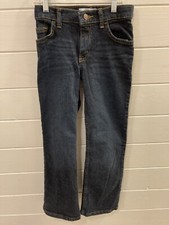 Wrangler Boys Bootcut Adjustable Waist Denim Blue Jeans Size 10 Slim