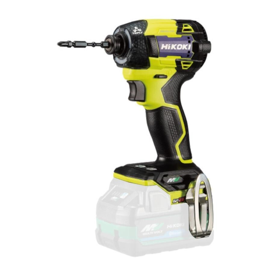 HiKOKI WH36DD(NNY) Multi-Volt 36V Cordless Impact Driver Yellow No 