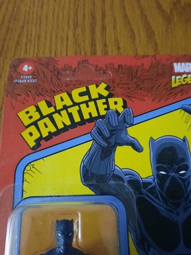 Figura de acción retro Kenner Hasbro Black Panther Marvel Legends 3,75" sin perforar - Imagen 4 de 4
