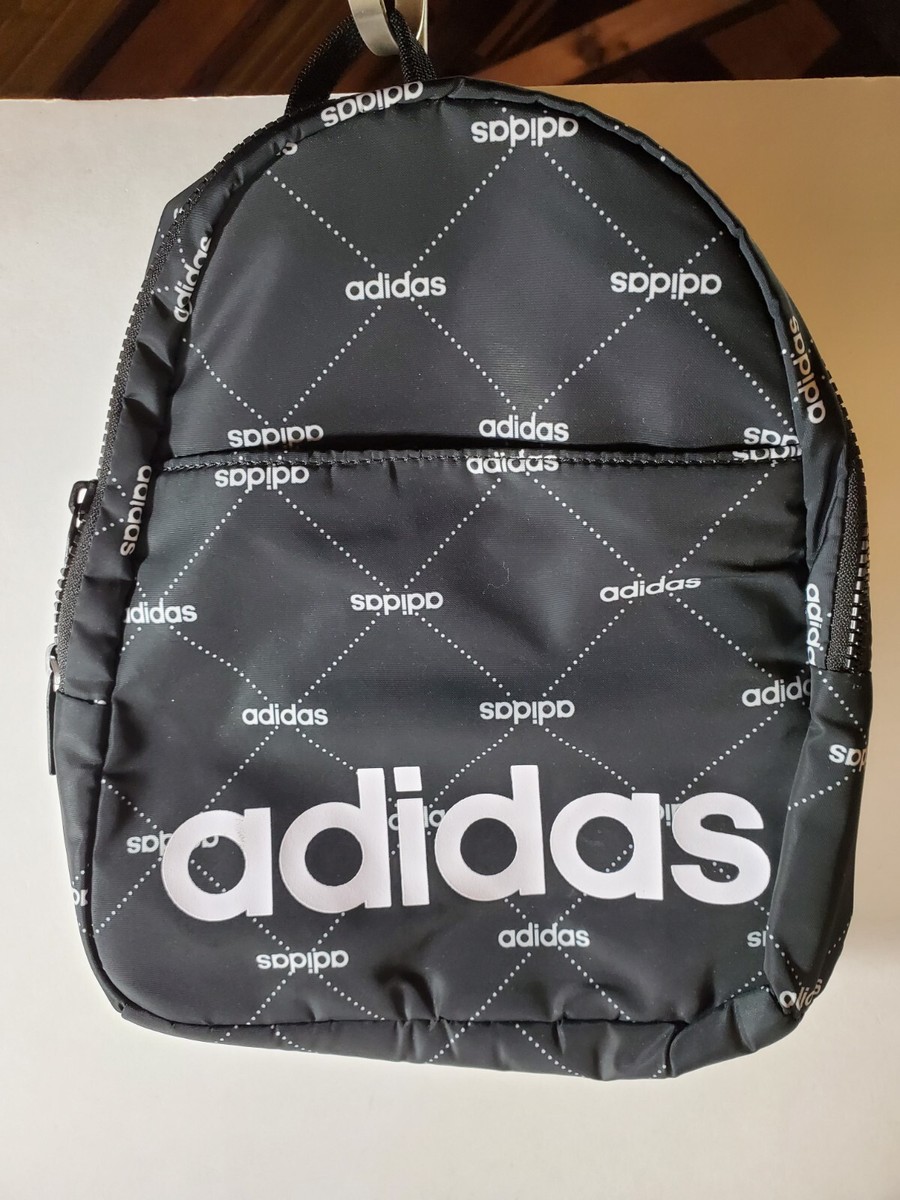 adidas core mini backpack black monogram Amazon.com | Original Base Backpack, Forum Black/White, One Size The main compartment comes with a mesh pocket and key fob to keep things organised adidas Trefoil Monogram Jacquard Mini