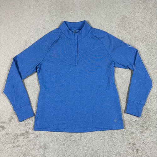 Footjoy Sweater Womens Large Blue Thermo Series Stretch Performance Golf