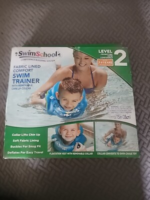 Swimschool Fabric Lined Comfort Swim Trainer With Removable Chin up Collar 15''