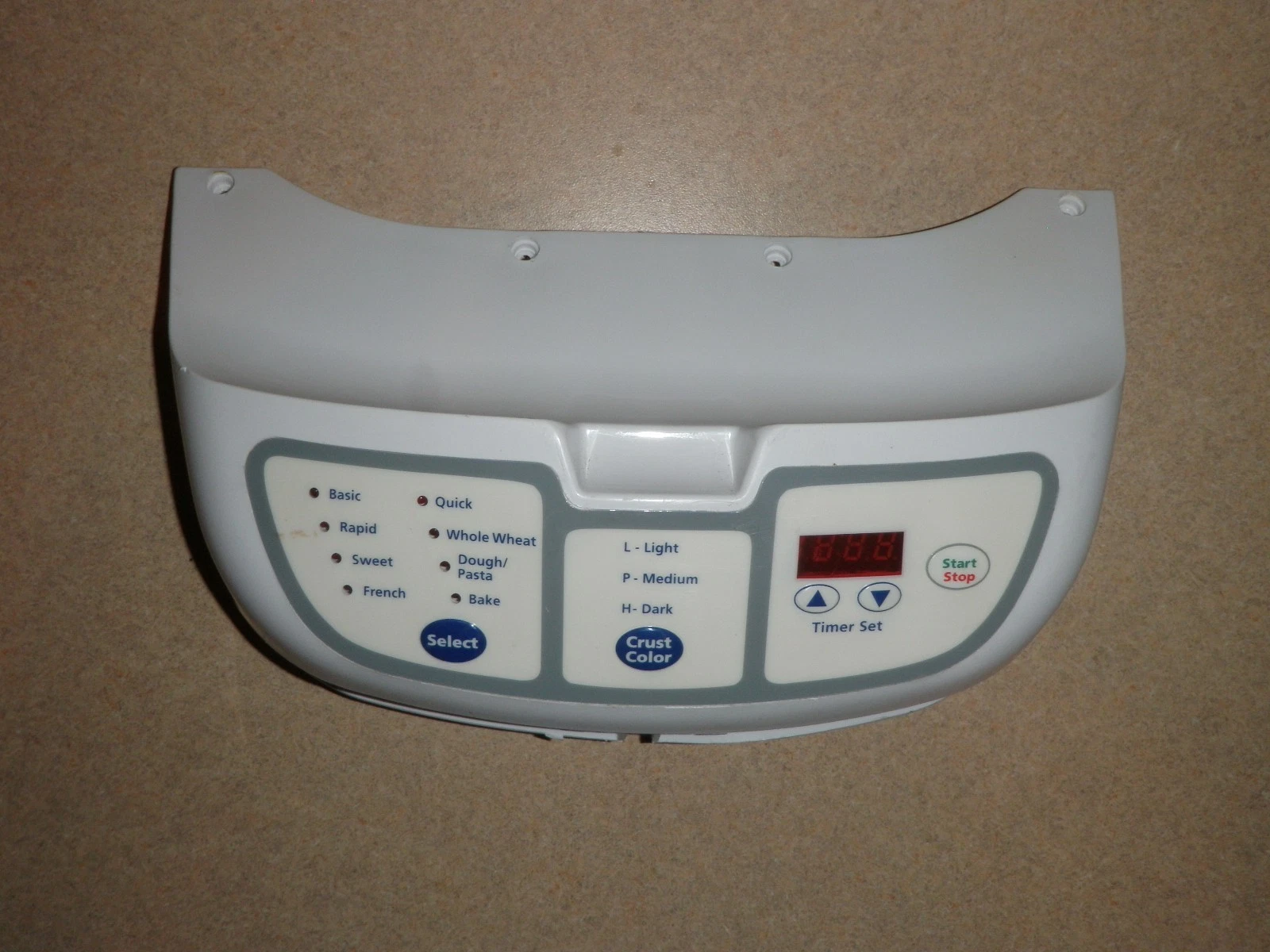 Oster Sunbeam Bread Maker Machine Control Panel PCB for Model 5820 (#318)