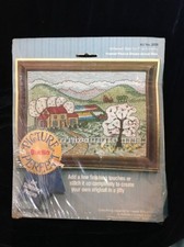 Bucilla Picture Perfect Art Stitchery Kit Country Spring 2006 B6