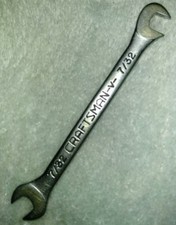 Craftsman 7/32 Vintage Openended Ignition Wrench SAE USA -V-